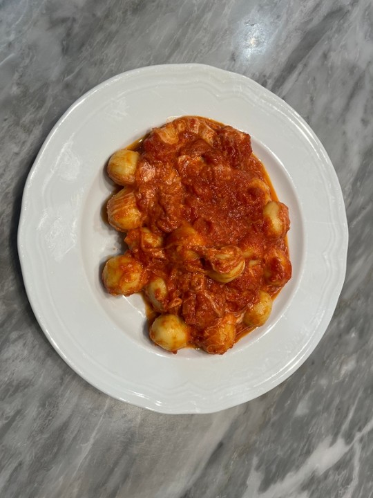 Stuffed Gnocchi with Asiago with Marinara sauce