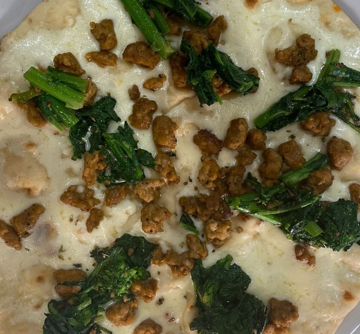 Broccoli Rabe and Sausage Pizza