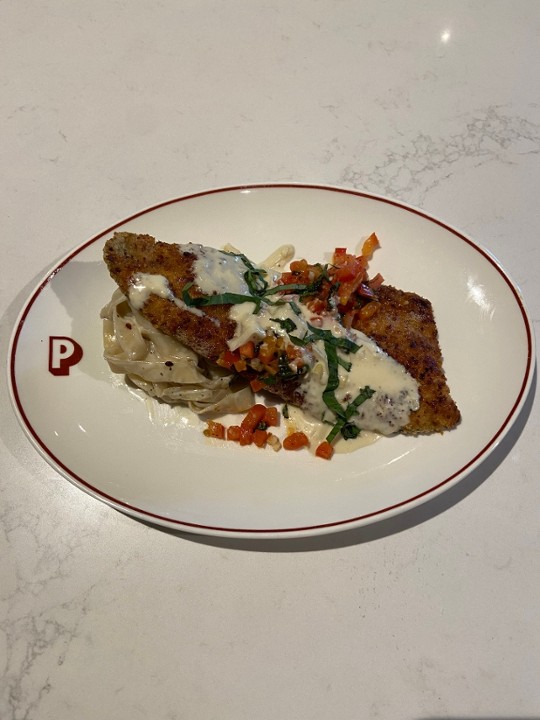 Sweet potato crusted trout (Dinner)
