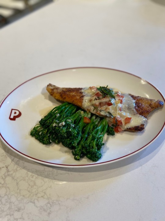Sweet potato crusted trout (Lunch)