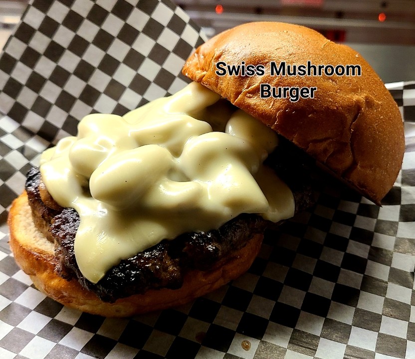 Mushroom & Swiss Burger