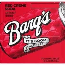 Barg's Red Cream Soda