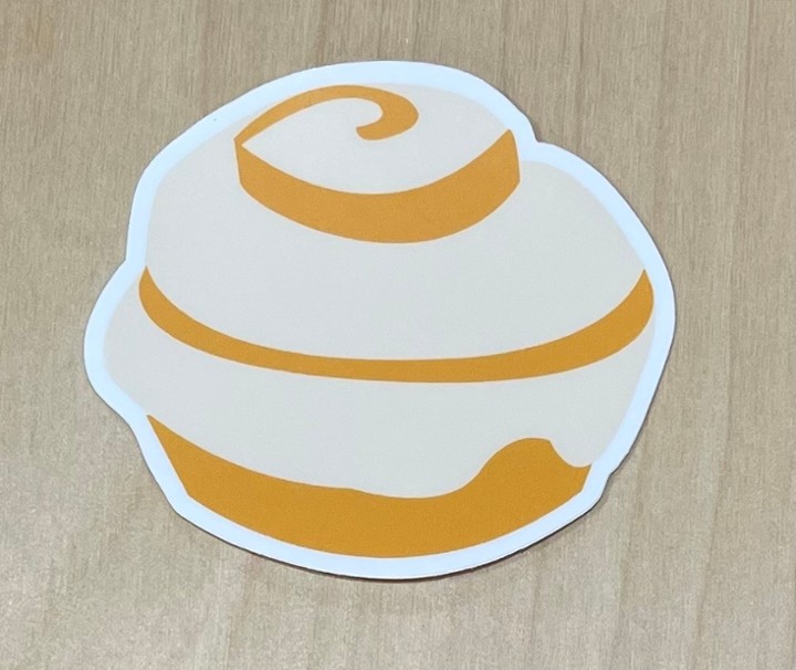 Single Bun Sticker