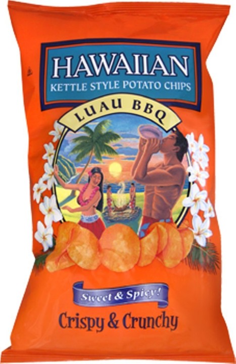 Luau BBQ Hawaiian Kettle Chips 1.5 oz..