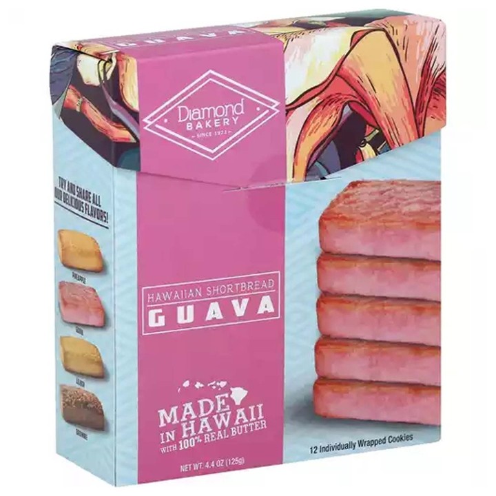 Diamond Bakery Guava Shortbread Cookies (12)