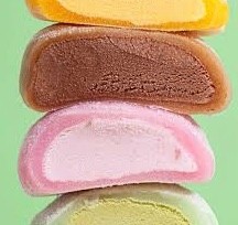 Strawberry Mochi Ice Cream-Box of (6)