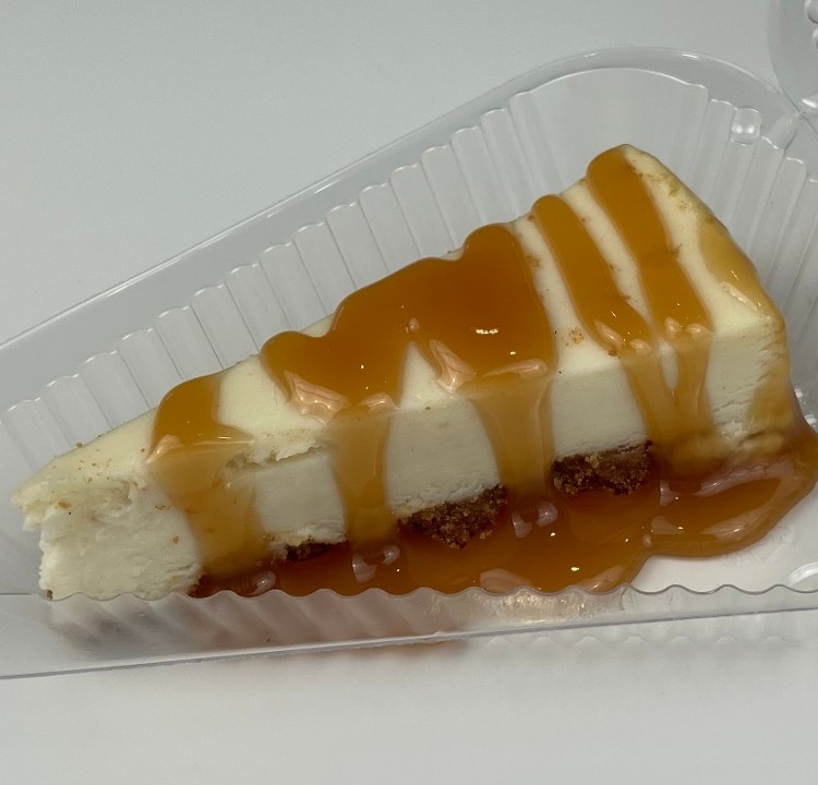 Cheesecake with Caramel Topping