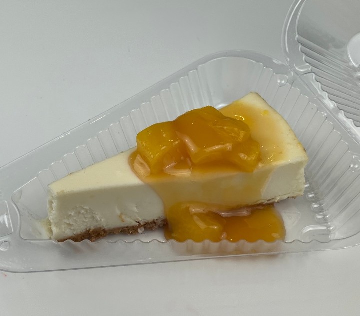 Cheesecake with Mango Topping