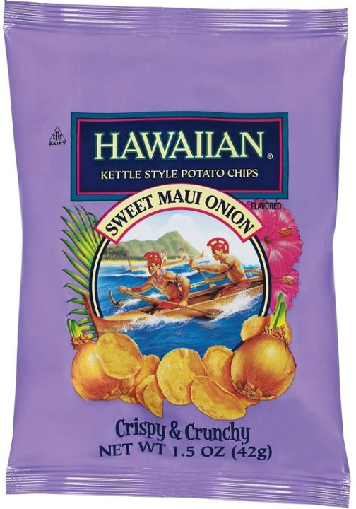 Sweet Maui Onion Hawaiian Kettle Chips 1.5 oz.