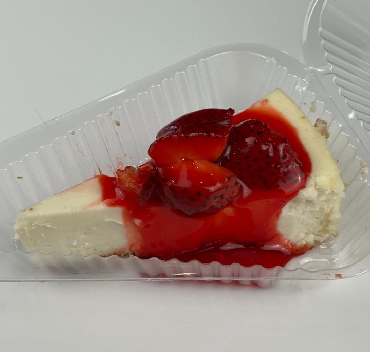 Cheesecake with Strawberry Topping