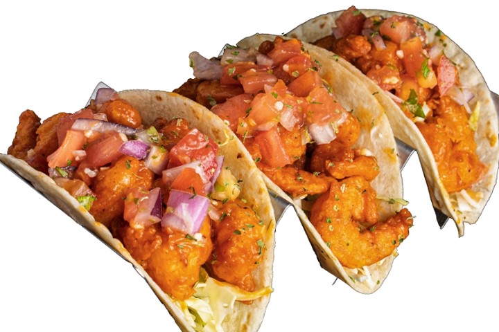 Buffalo Shrimp Tacos