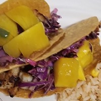 Mango Salsa Beef Taco