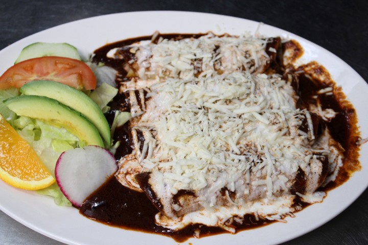 Enchiladas de Mole (Mole Enchiladas)