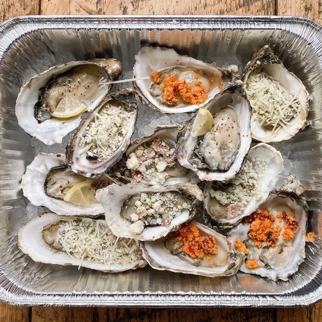 *Shucked Dozen (grill at home)