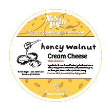 Tub Honey Walnut Cream Cheese