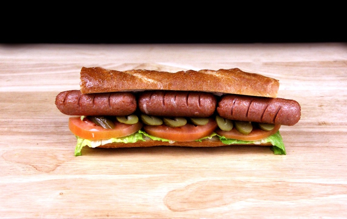 Sausage & cheese Sandwich (ساندویچ کوکتل پنیری)