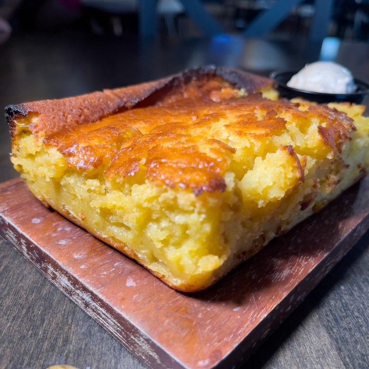 Carribean Cornbread with Cinnamon Honey Butter