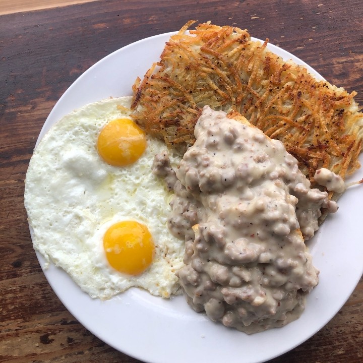 BISCUITS AND SAUSAGE GRAVY