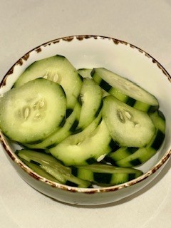 Cucumber Slices Side