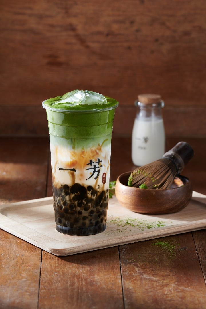 Brown Sugar Pearl Matcha Latte