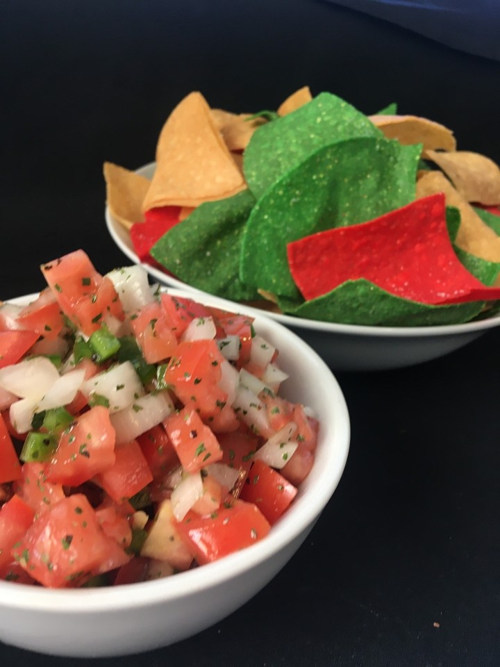 House Cooked Tortilla Chips and Fresh Salsa
