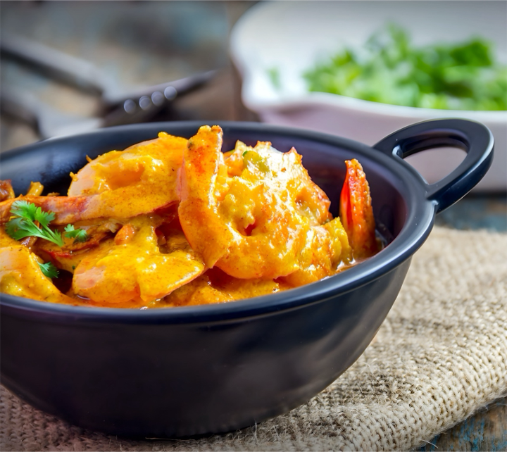 Curried Shrimp with Pineapple