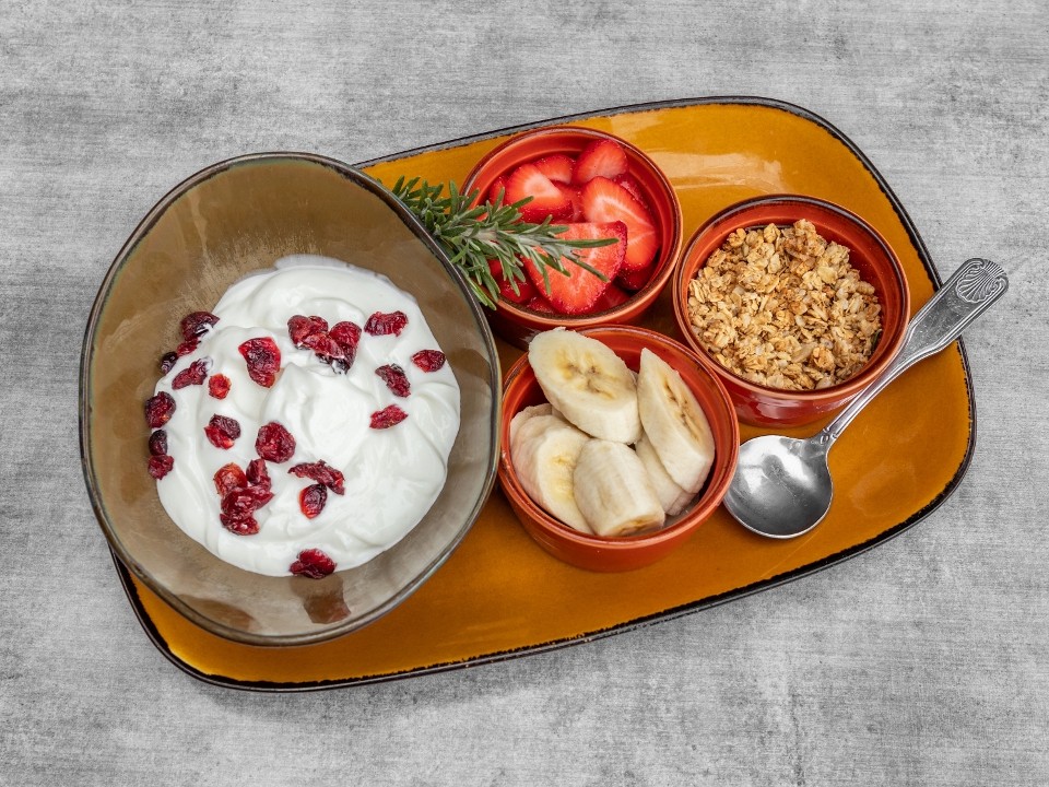Greek Yogurt and Seasonal Fresh Fruit