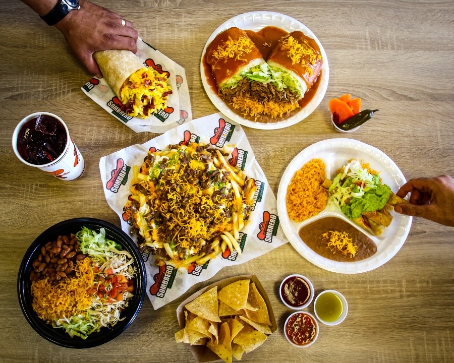 Menu Snapshot for Chimichangas - Picture of Sombrero's Mexican