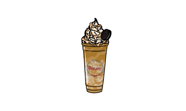 Caramel Cookies and Cream Frappe