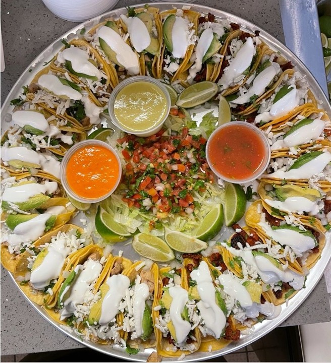 Deluxe Taco Platter (24)