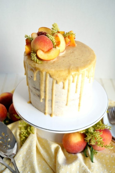 Peach Cobbler Cake