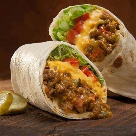 CheezeBurger Wrap