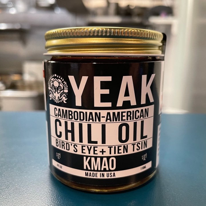 Yeak  'Kmao' Chili Oil - 4oz Jar