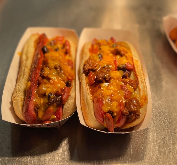 Jumbo Beef Chili & Cheese Hot Dog