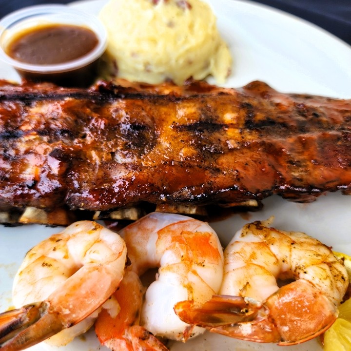 Rib & Shrimp Combo