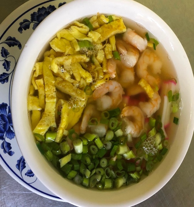 Shrimp Saimin soup