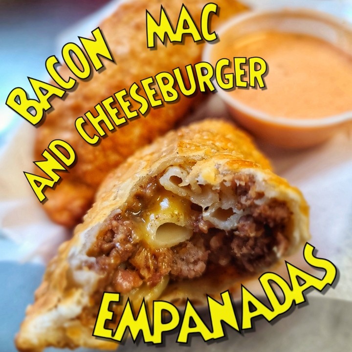 Bacon Mac & Cheeseburger Empanada