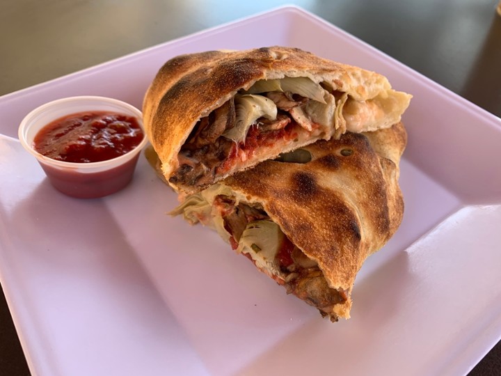 Five Cheese Veggie Calzone