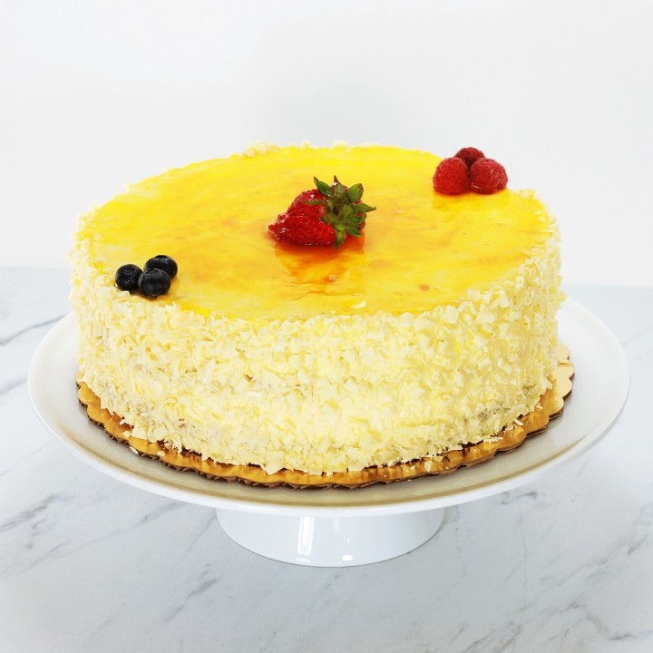 Passion Fruit Mousse Cake 1/2 Sheet, 12"x16"