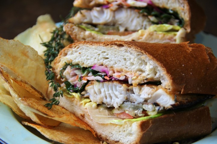 Fried Catfish Po' Boy