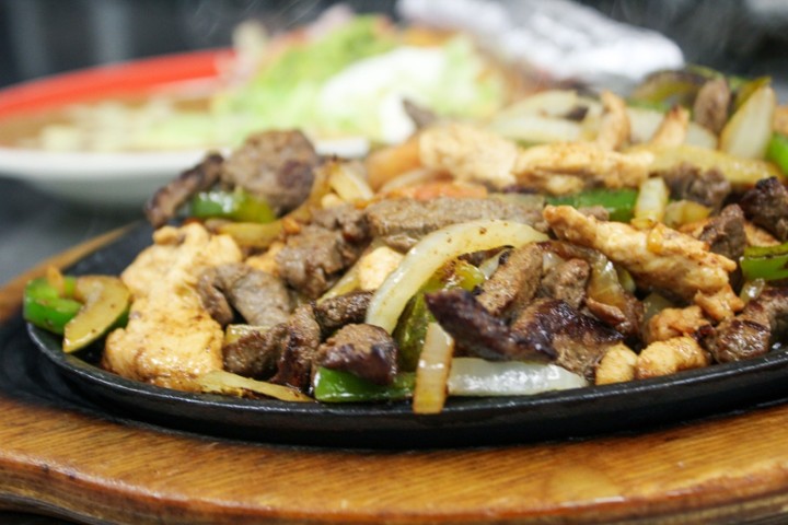 Mixed Fajitas (Chicken and Steak)