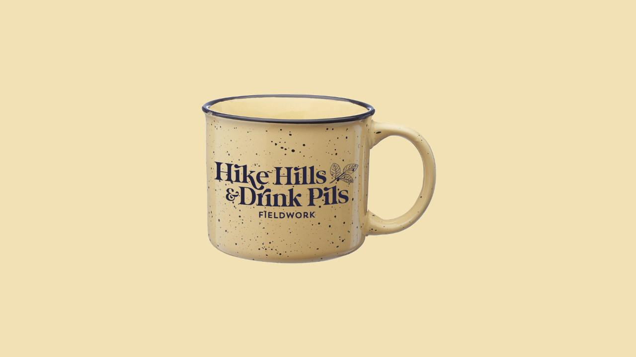 Hike Hills Drink Pils - Camping Mug