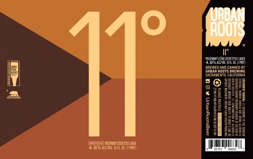 11 Degrees (Czech Amber Lager) - Urban Roots Brewing