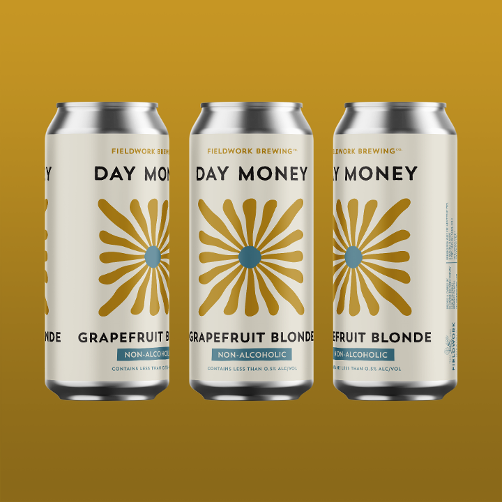 4-Pack Day Money Non-Alcoholic Grapefruit Blonde Ale