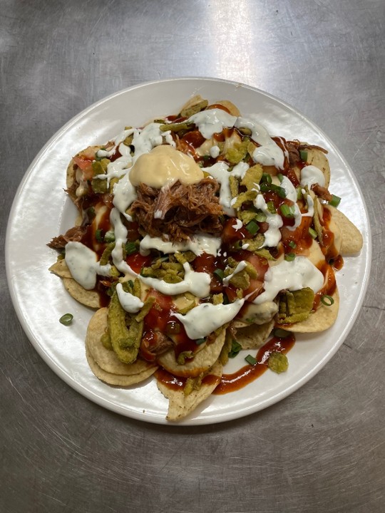 BBQ Pork Nachos