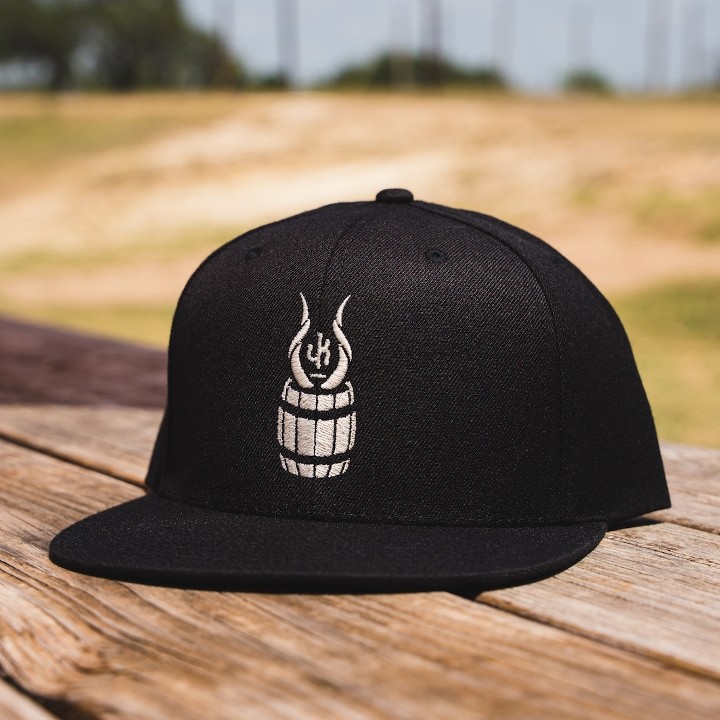 Horny Barrel Snapback Cap (Black)