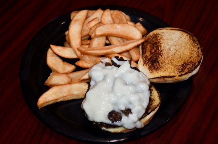 8oz Mushroom Swiss Burger