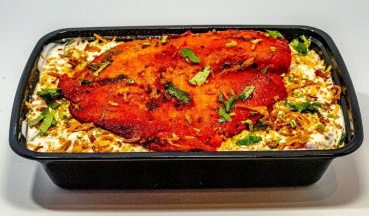 Tandoori Fish over Rice