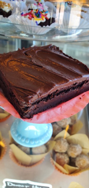 Fudge Iced Brownie