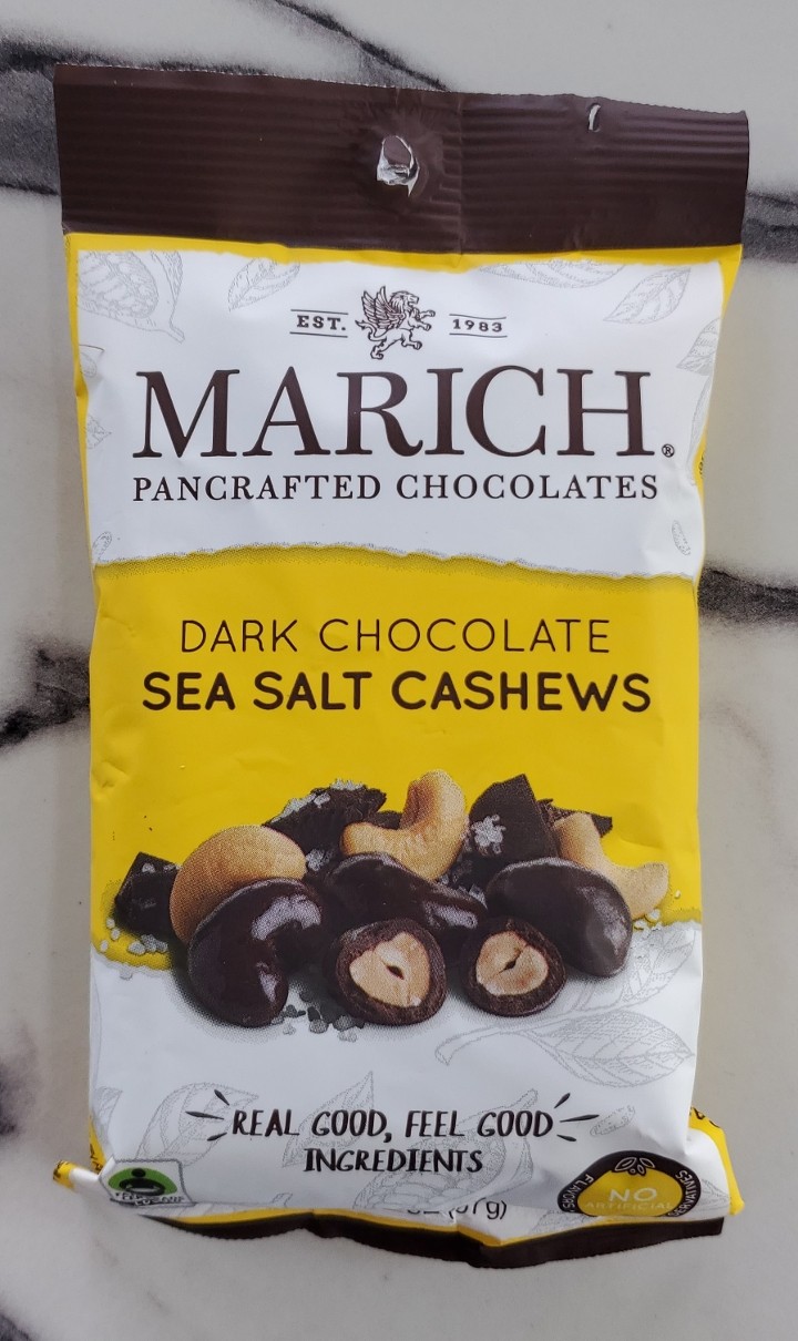 Marich Dark Sea Salt Cashews